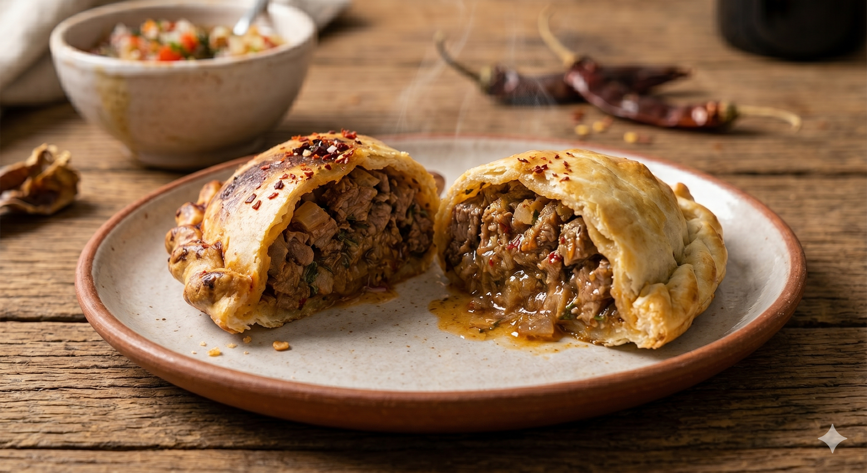 Empanada de carne picante