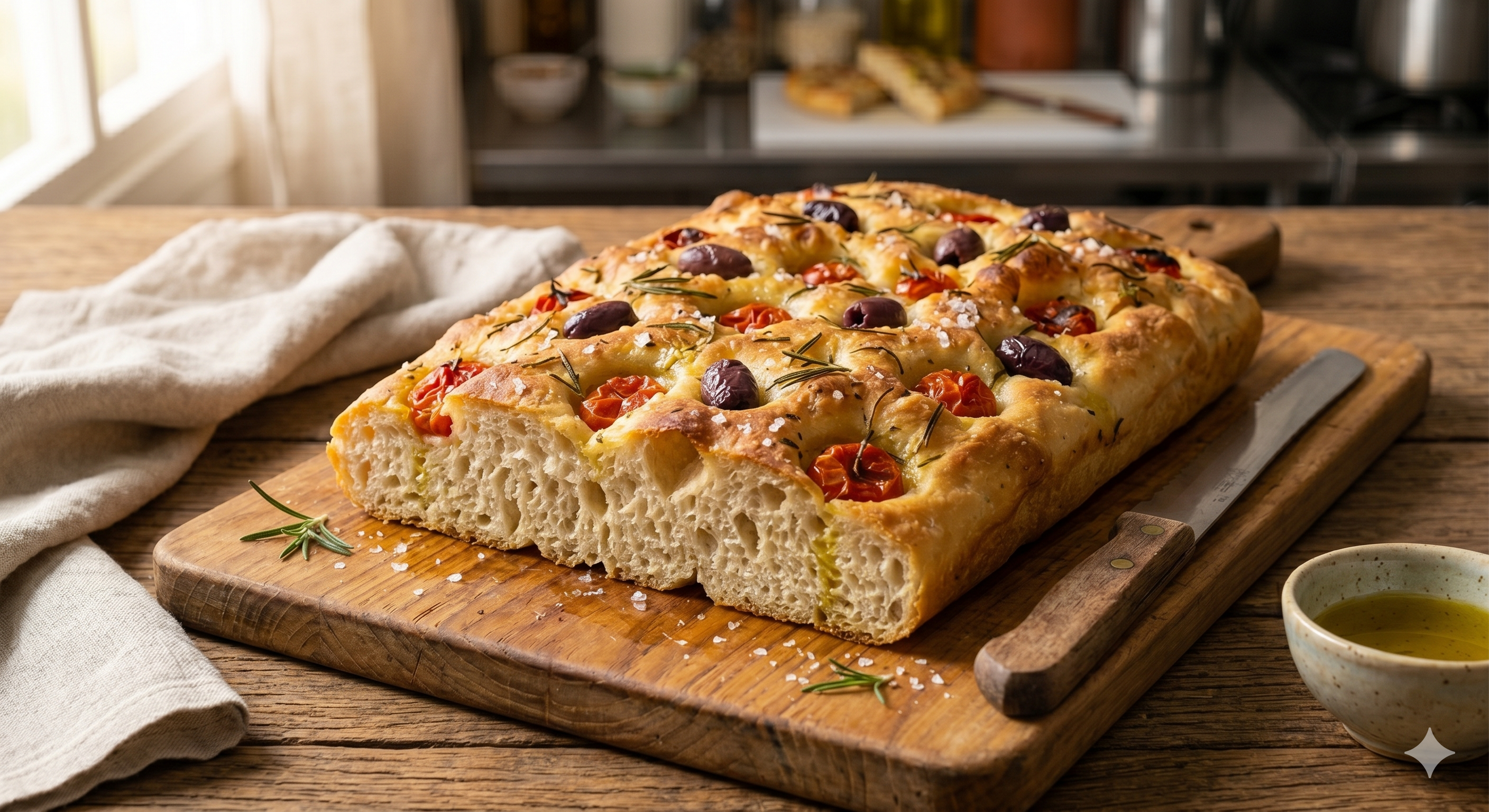 Focaccia artesanal